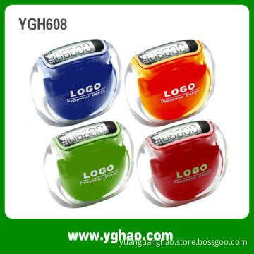 YGH608 hot selling! multifunction pedometer, step/distance/calorie cou